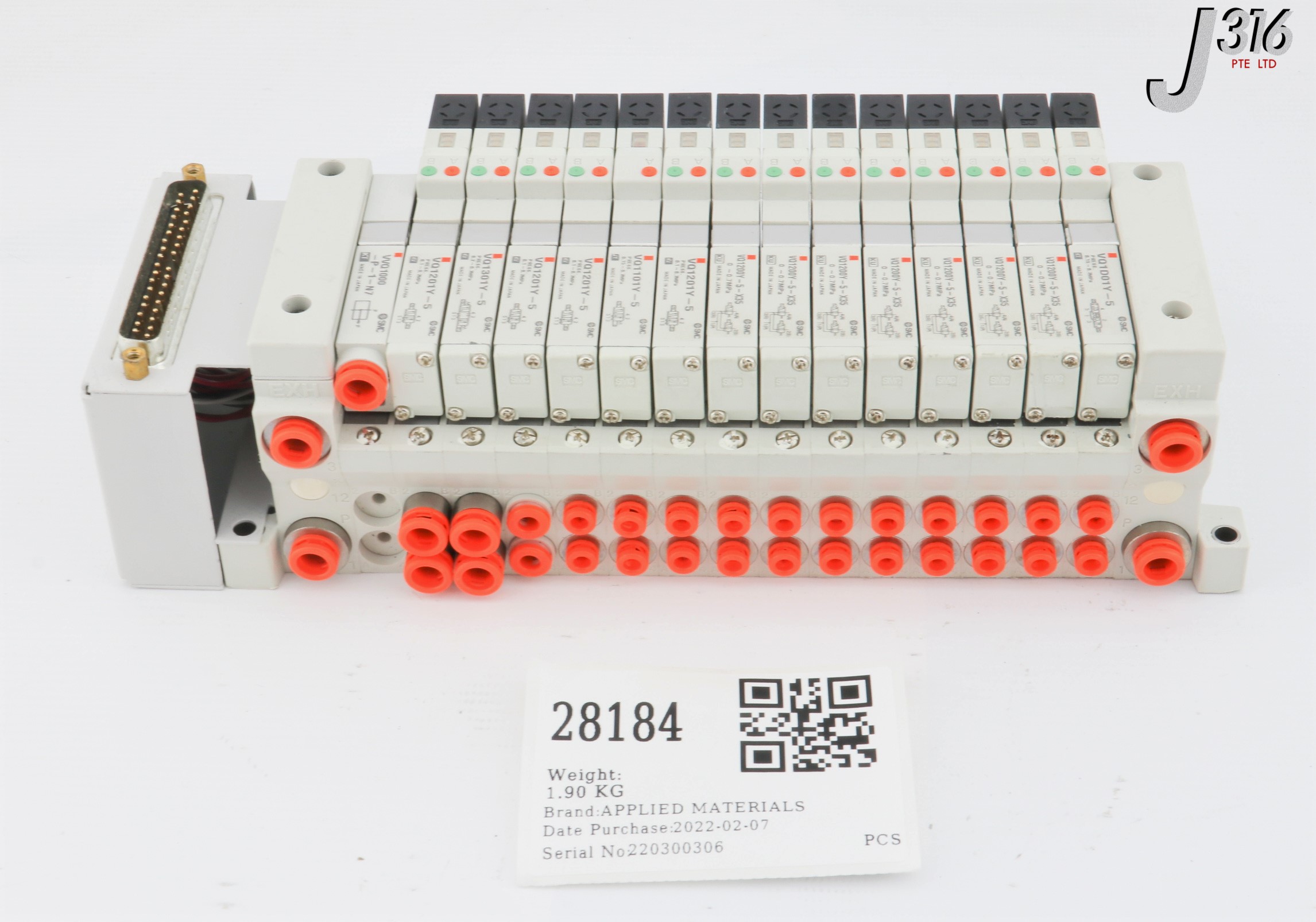 【カタログ】 5 28184 APPLIED MATERIALS 15-SLOTS, PNEU MANF, ETCH CENTURA II 0190